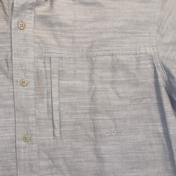Classic Light Gray Button-Down Shirt - Picture 2 of 3